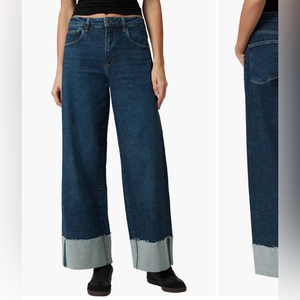 Mavi Dark Blue Wide Leg Jeans